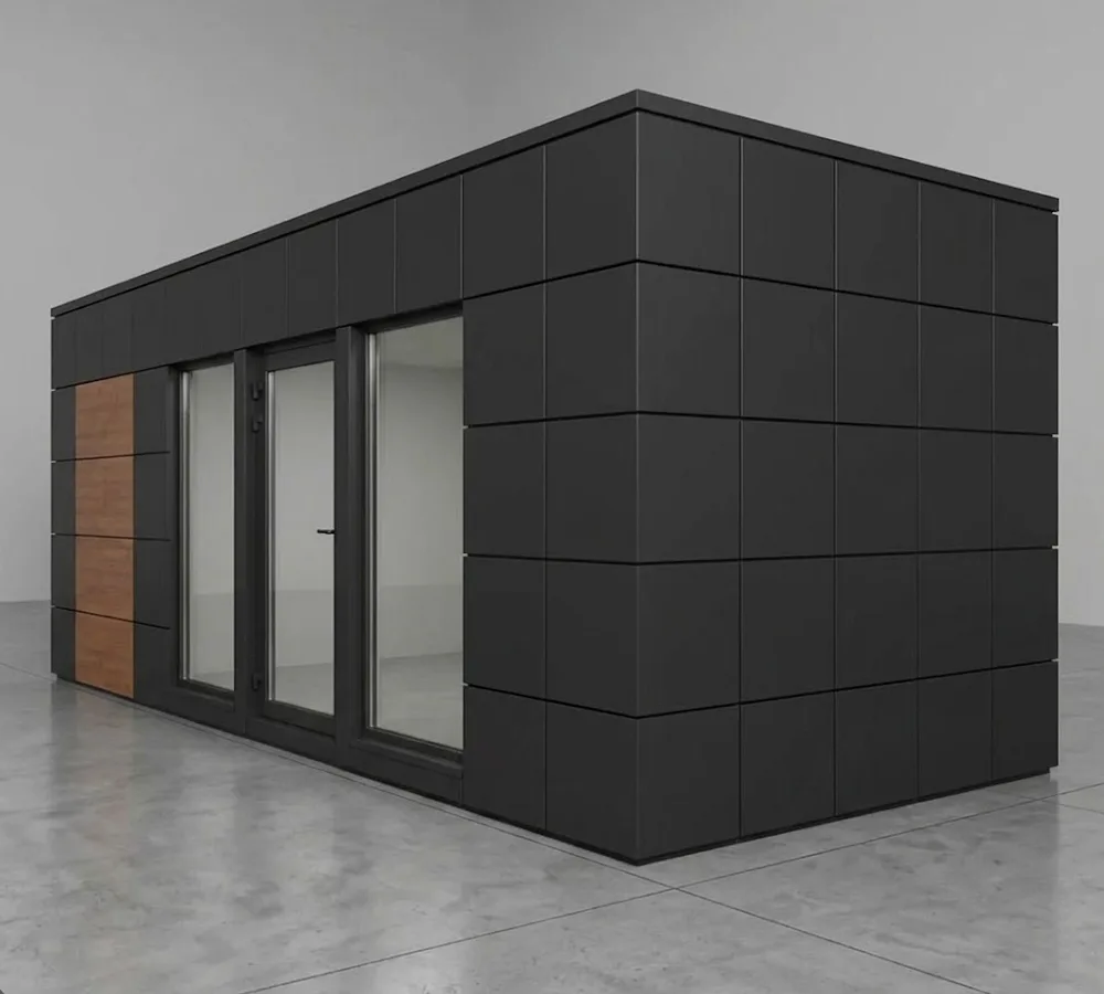 Pawilon STAGO CUBE — ujęcie z boku